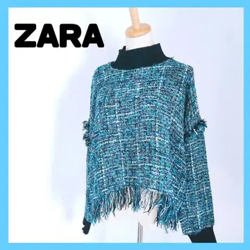 ZARA/자라 프린지 스웨터 L 사이즈 빅