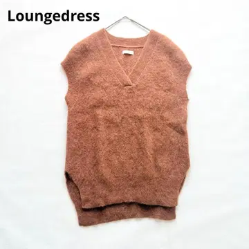 새상품급 라운지드레스 라마 니트 베스트 니트 V넥 Loungedress