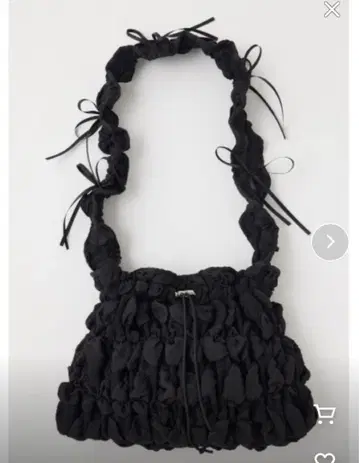새상품급 MOUSSY SHOULDER RIBBON PURSE 백 블랙