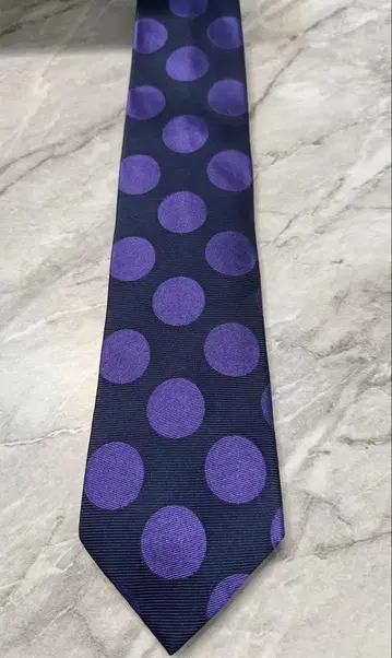 폴스미스 물방울 코인 도트 실크 100% 넥타이 일본제