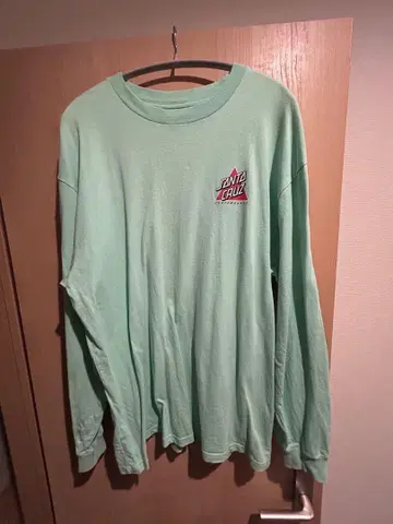 SANTA CRUZ 긴팔 티셔츠 XL 민트 그린