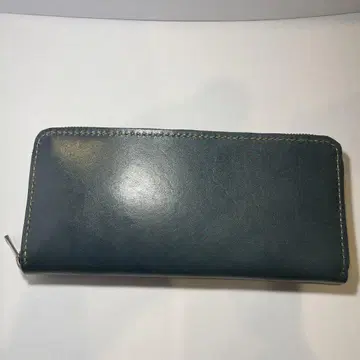 핸드메이드 가죽 장지갑 (네이비)