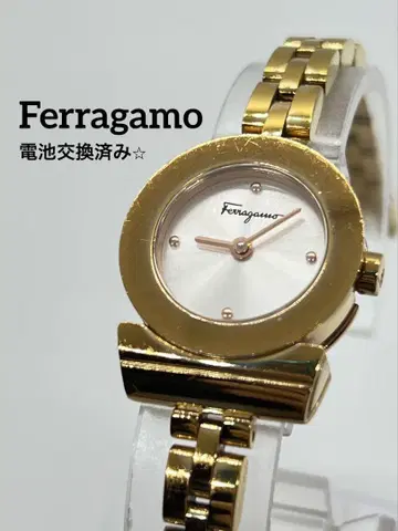 [배터리 교환 완료] Ferragamo 페라가모 손목시계 간치니