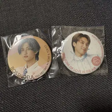 [공식] Noeul 캔뱃지 2개 세트 LoveintheAir