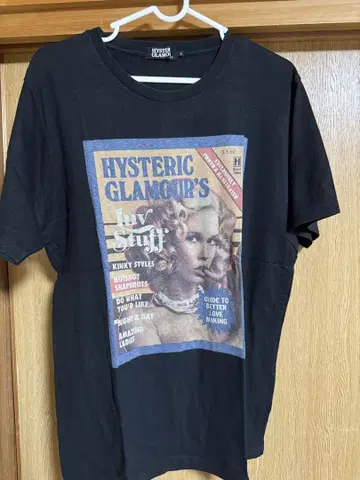 HYSTERIC GLAMOUR 티셔츠 블랙