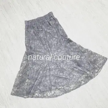 natural couture osono 튤 자수 레이스 스커트