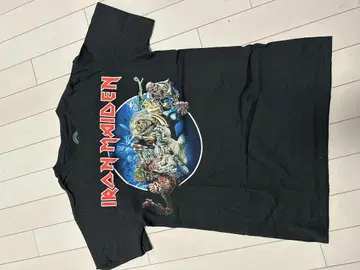IRON MAIDEN 그래픽 티셔츠 S 블랙