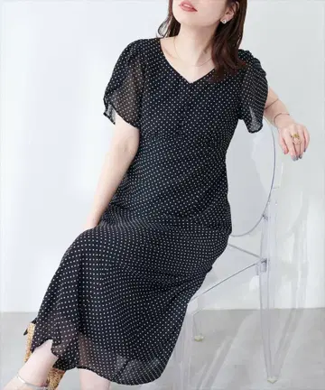 [ natural couture ] 튤립 슬리브 원피스