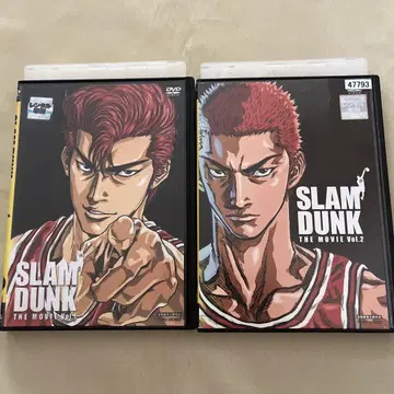 영화 슬램덩크 DVD 2장 세트 렌탈 (중고) 1권 자켓은 인쇄