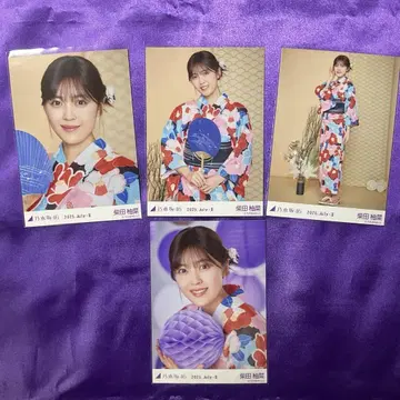 시바타 유나 유카타 2025 브로마이드 앉은 포즈 한여름의 전국 투어