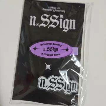 n.SSign 2nd Anniversary 팬미팅 핀 배지