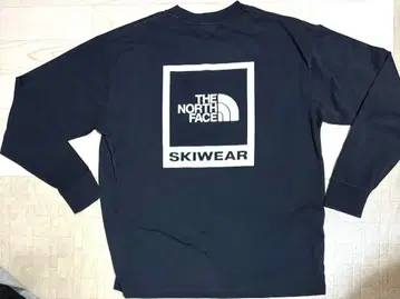 THE NORTH FACE 블랙 긴팔 티셔츠 L