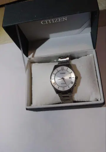CITIZEN Eco-Drive 손목시계 실버
