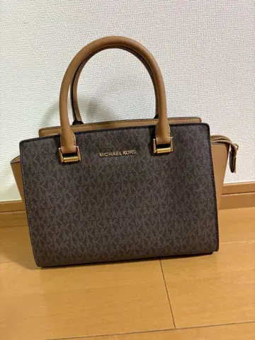 MICHAEL KORS 브라운 핸드백