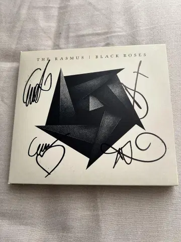 THE RASMUS 친필 사인 CD 라스무스 BLACK ROSES
