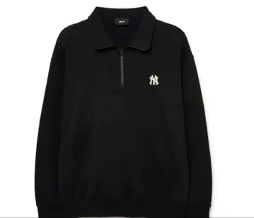 MLB Basic Small Logo Half Zip Sweatshirt