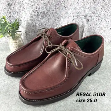 새상품급 REGAL 리갈 티롤리안 신발 51UR 버건디 25
