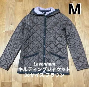 새상품급 Lavenham 퀼팅 자켓 36 (M) 사이즈 브라운