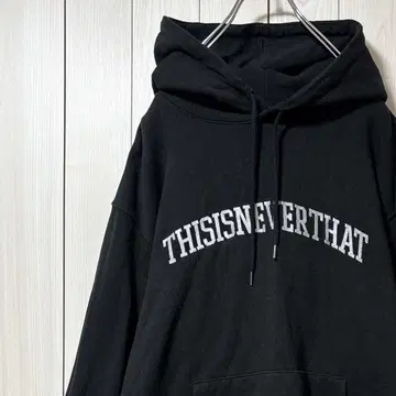 인기 thisisneverthat 네바자 후드티 맨투맨 자수 로고 L