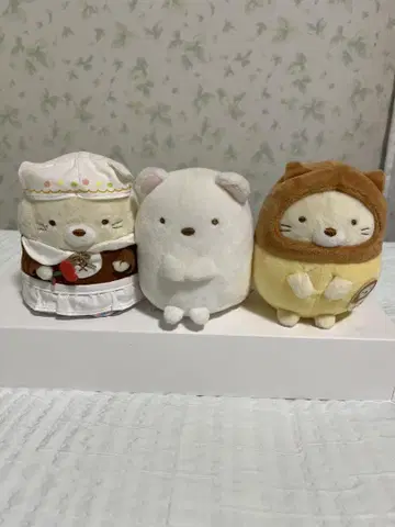 스밋코구라시 봉제 인형 3개 세트
