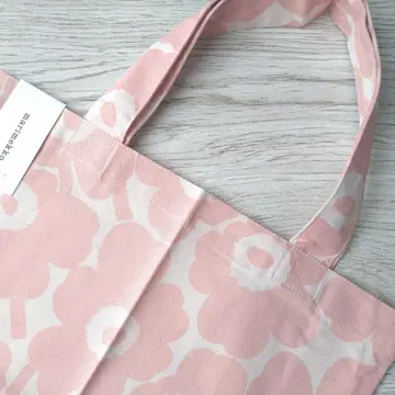 새상품 마리메꼬 토트백 우니코 핑크 Marimekko