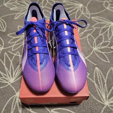 PUMA 축구화 보라색/핑크 26.5cm