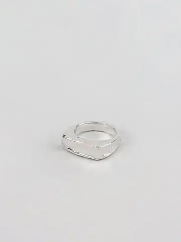 UNKNOWN. U557 ' FAN2 ' RING / SILVER