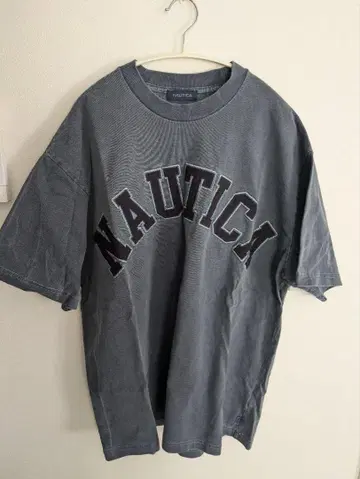 NAUTICA 네이비 무라 염색 티셔츠 L 사이즈