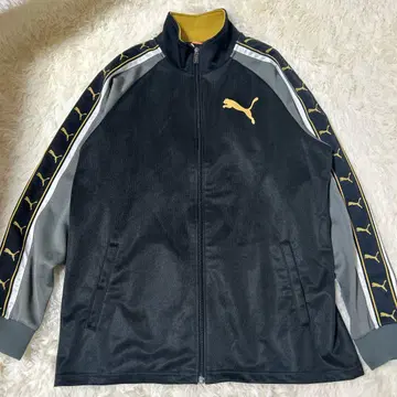 [컨디션 최상] PUMA 레어 집업 자켓 블랙 골드 XL 상당