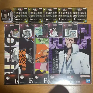 BLEACH 제일복권 E상, F상, G상, H상.