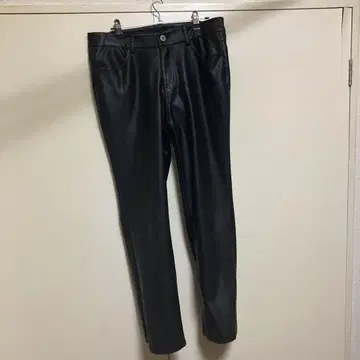 PANERO 가죽 플레어 팬츠