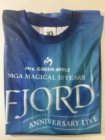 Mrs. GREEN APPLE 피요르드 로고 티셔츠 M 사이즈