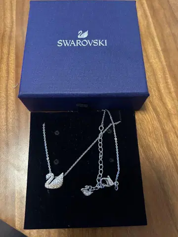 정품 Swarovski 백조 모티브 목걸이
