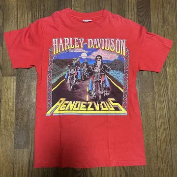 HARLEY-DAVIDSON T셔츠 빨간색