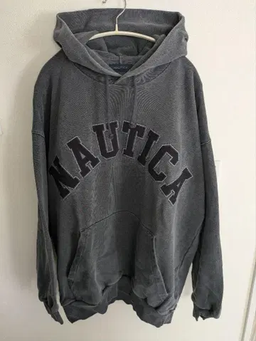 NAUTICA 네이비 무라 염색 후드티 L 사이즈