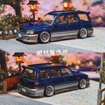 1/64 에어로 토미텍 미니카 Subaru SF5 (파랑/그레이)