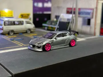 1/64 에어로 토미텍 미니카 Mazda RX8 (은색)