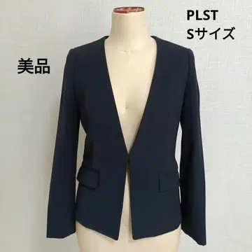 [새상품급] PLST 플라스테 노카라 자켓 S 네이비