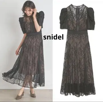 snidel 레이스 원피스 캐미 포함