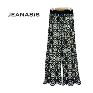 JEANASIS 앤티크 크로셰 팬츠 F