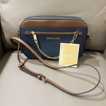 MICHAEL KORS 숄더백 네이비/브라운