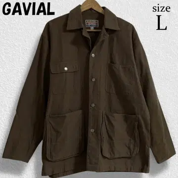 GAVIAL 커버올 자켓 남성용 L 브라운 가빌 나카무라 타츠야