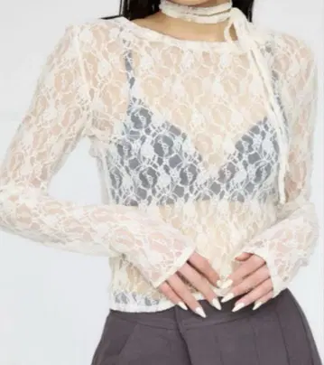 LAGUAGEM FLOR LACE 상의 라구아젬 레이스 상의