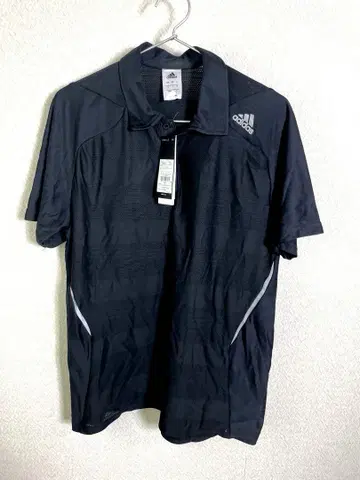 (새 상품) adidas 피케 셔츠 블랙 사이즈 L