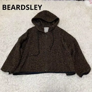 BEARDSLEY 비어즐리 헤링본 코트 후드티 자켓