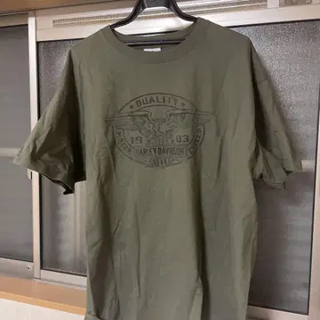 HARLEY-DAVIDSON 올리브 그린 T셔츠