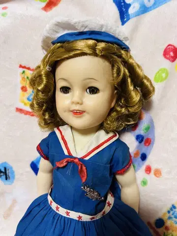 셜리 템플 슬립아이 레트로 빈티지 인형
