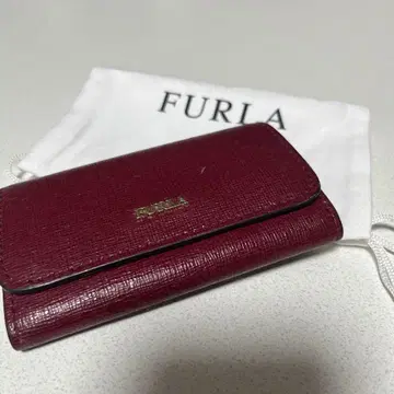 FURLA 버건디 3단 지갑