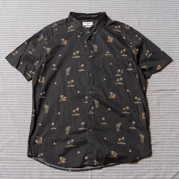 BILLABONG 반팔 셔츠 사이즈 XL 블랙
