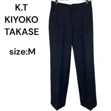 K.T KIYOKO TAKASE 팬츠 슬랙스 수트 스트라이프 M